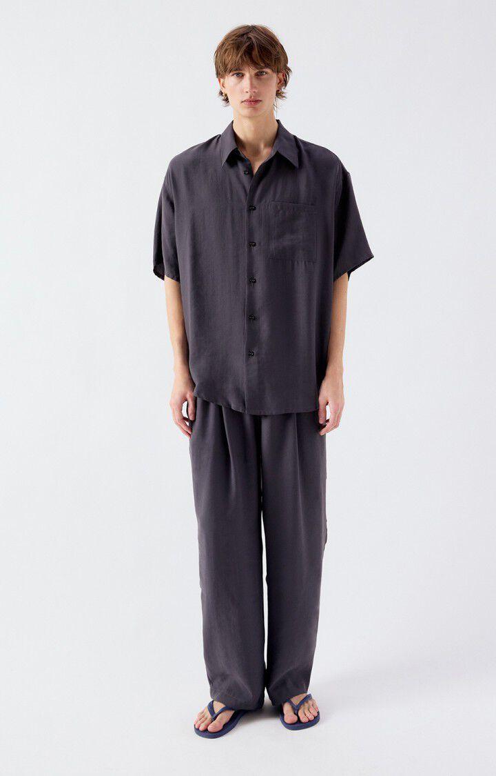 American Vintage Ysoli Kurzarmhemd Herren schwarz